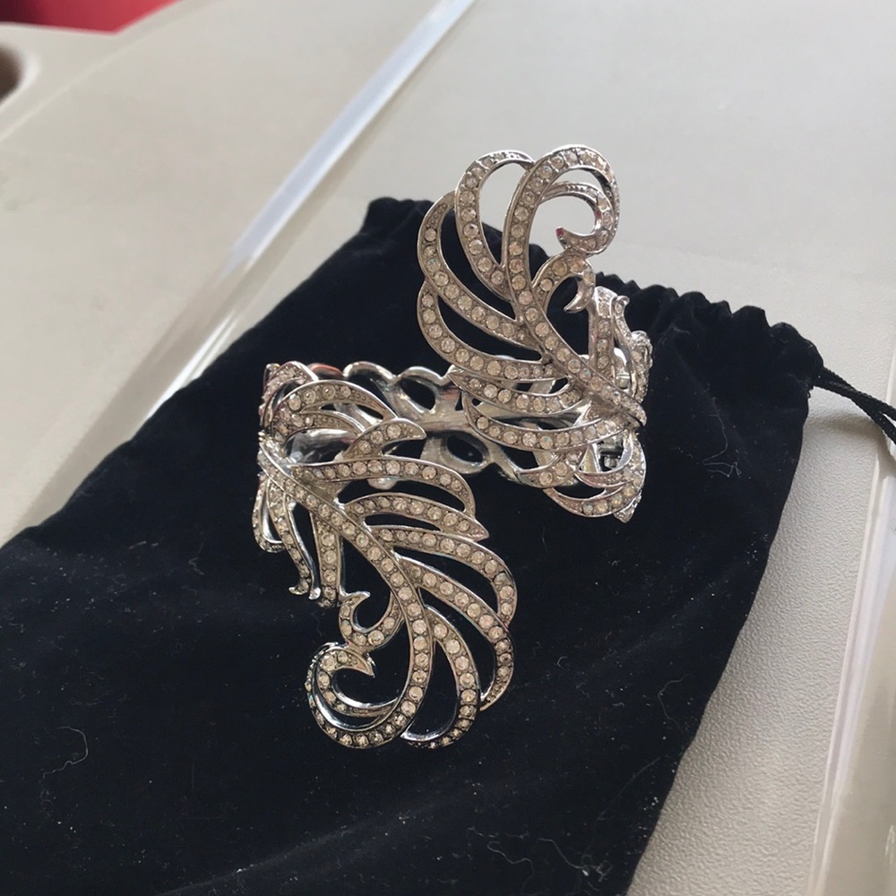 Cuff Bracelet with crystals